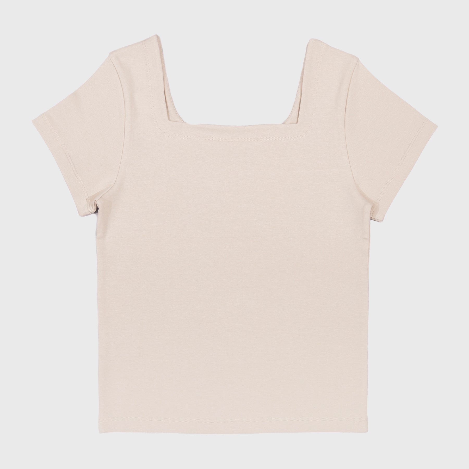PlantTec™ Reversible Short Sleeve Tee | Oat by Happy Earth