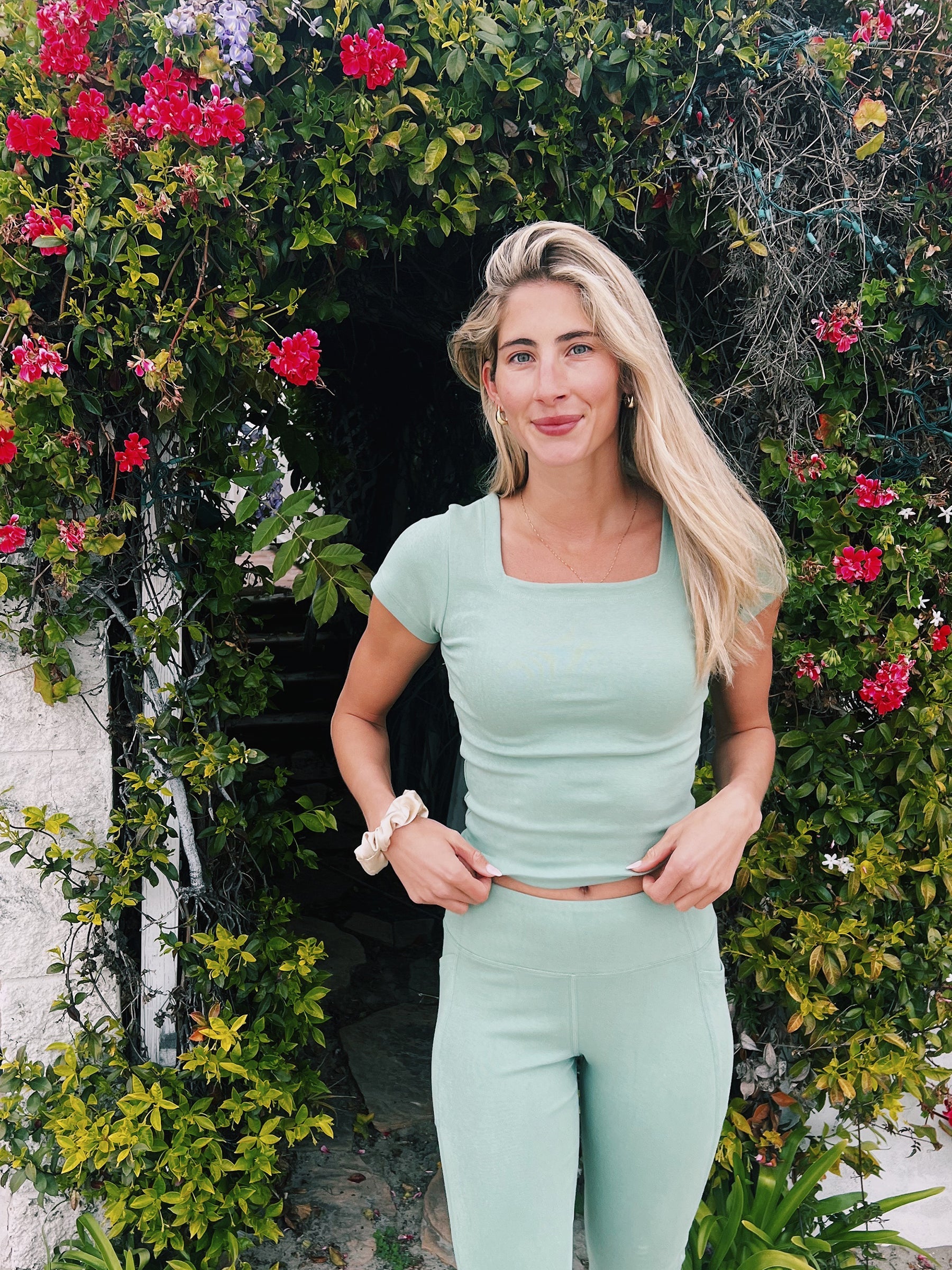 PlantTec™ Reversible Short Sleeve Tee | Sage by Happy Earth