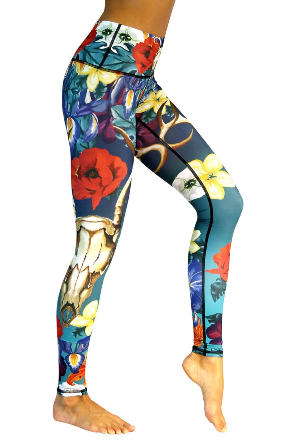 Georgia Printed Yoga Democracy Leggings