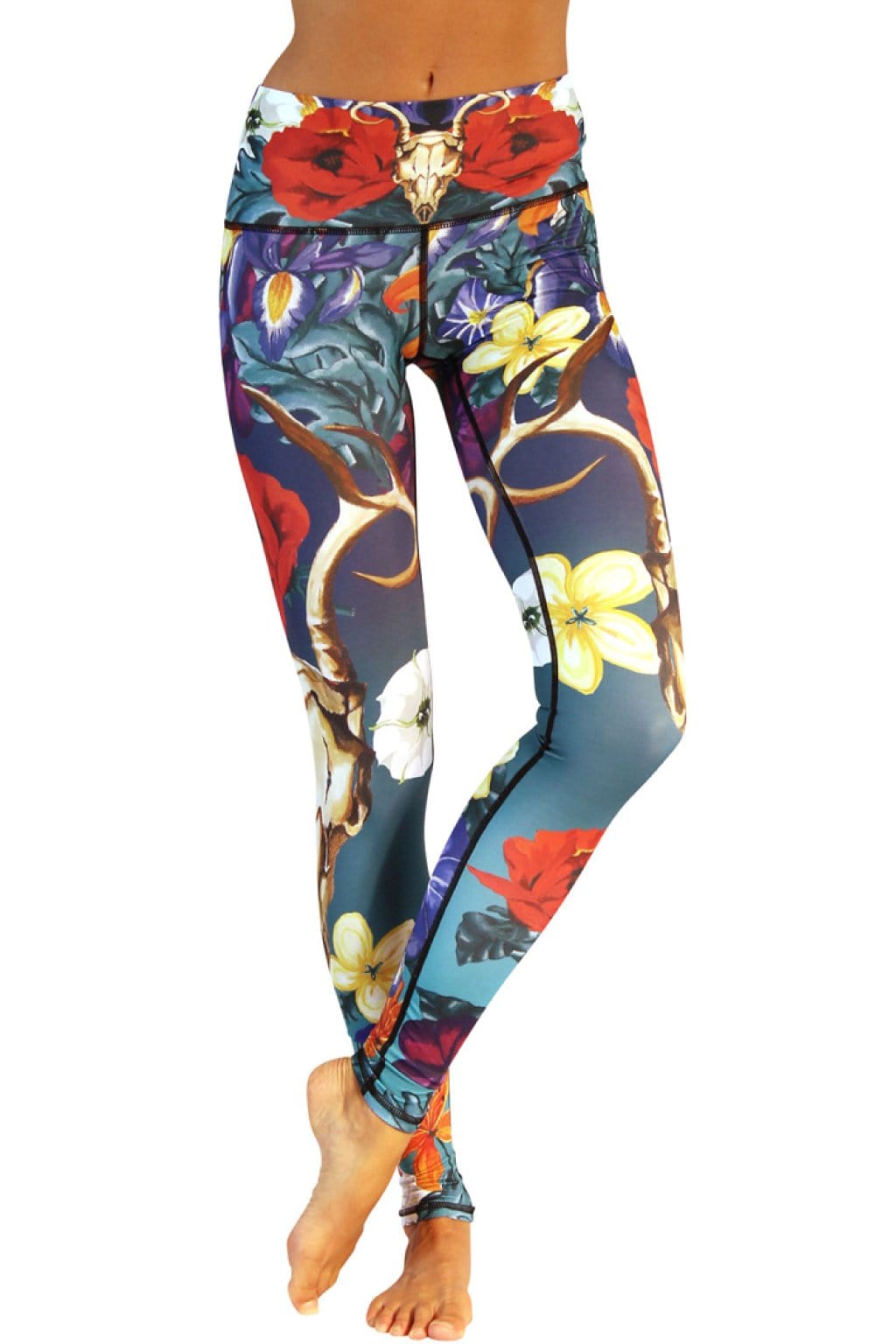 Georgia Printed Yoga Democracy Leggings