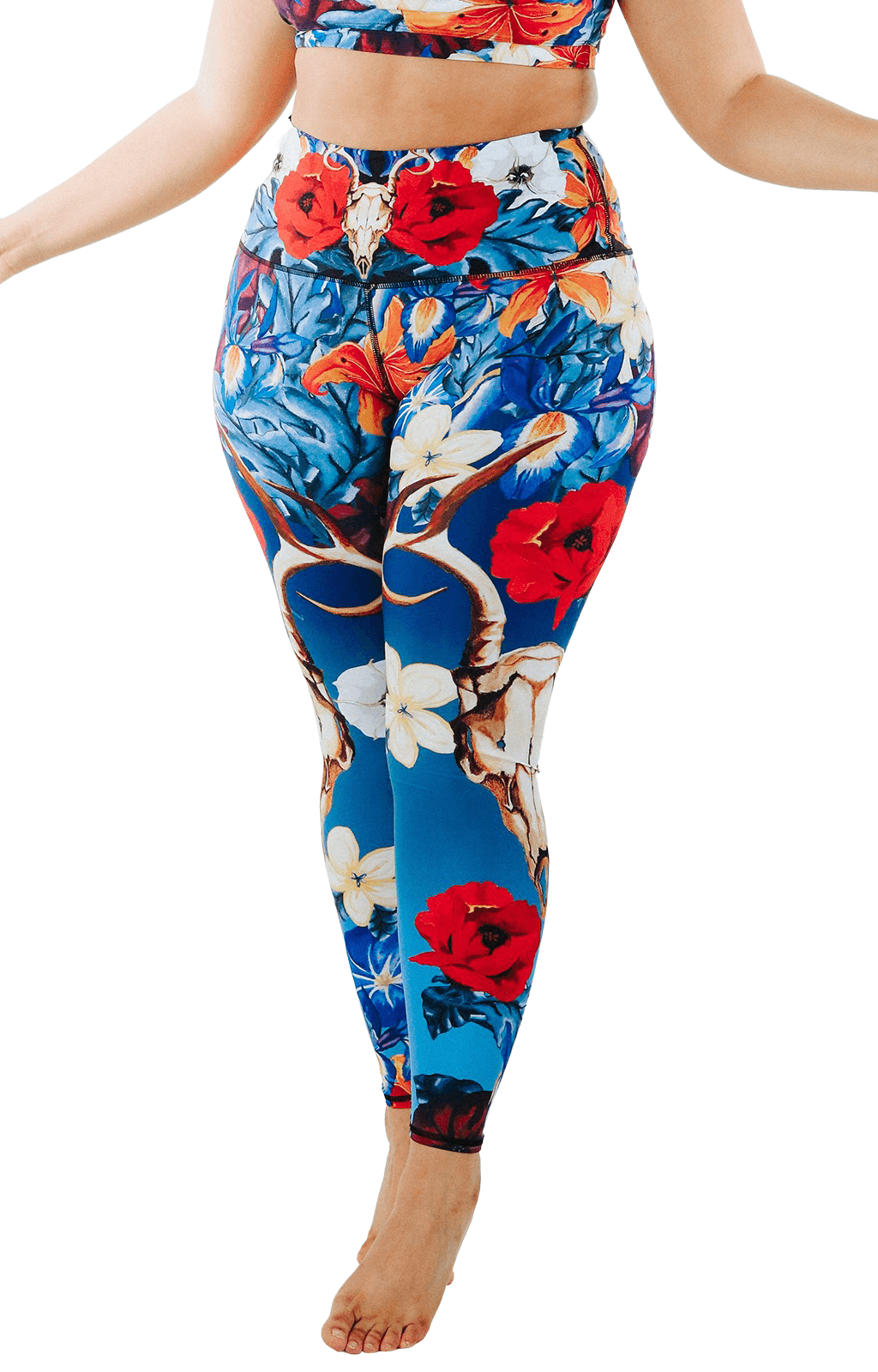 Georgia Printed Yoga Democracy Leggings