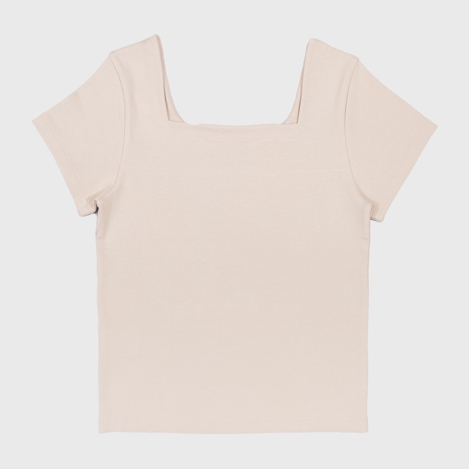 PlantTec™ Reversible Short Sleeve Tee | Oat by Happy Earth
