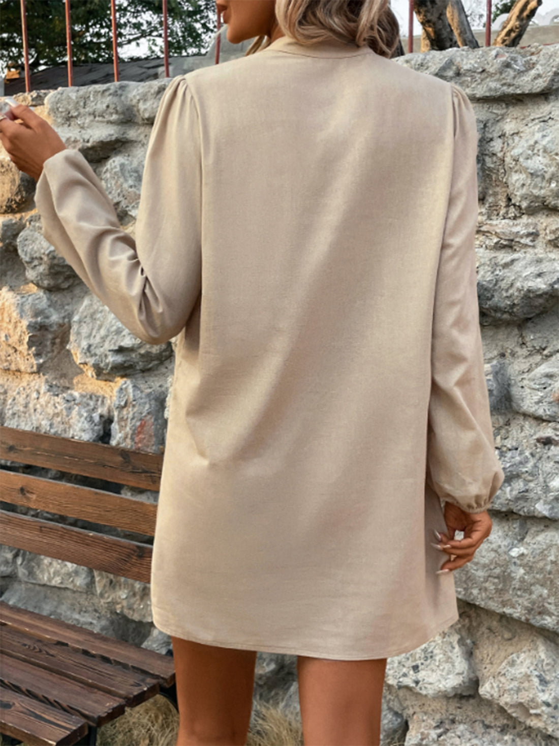 Minimalist Muse Mini Shirt Dress