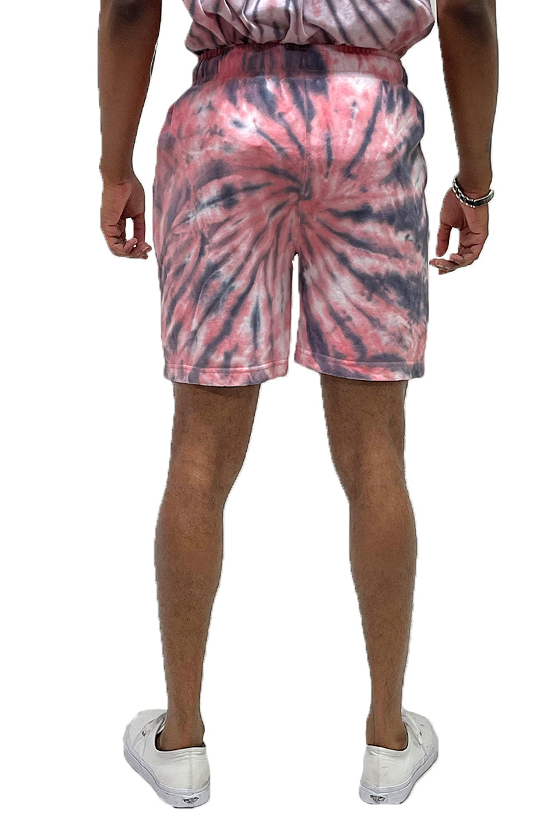 Swirly Cotton Tye Dye Sweat Short