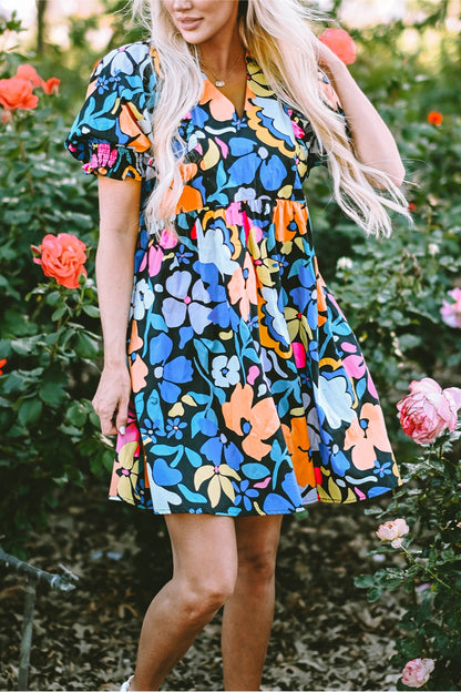 Bloom Bold Spring Midi Dress