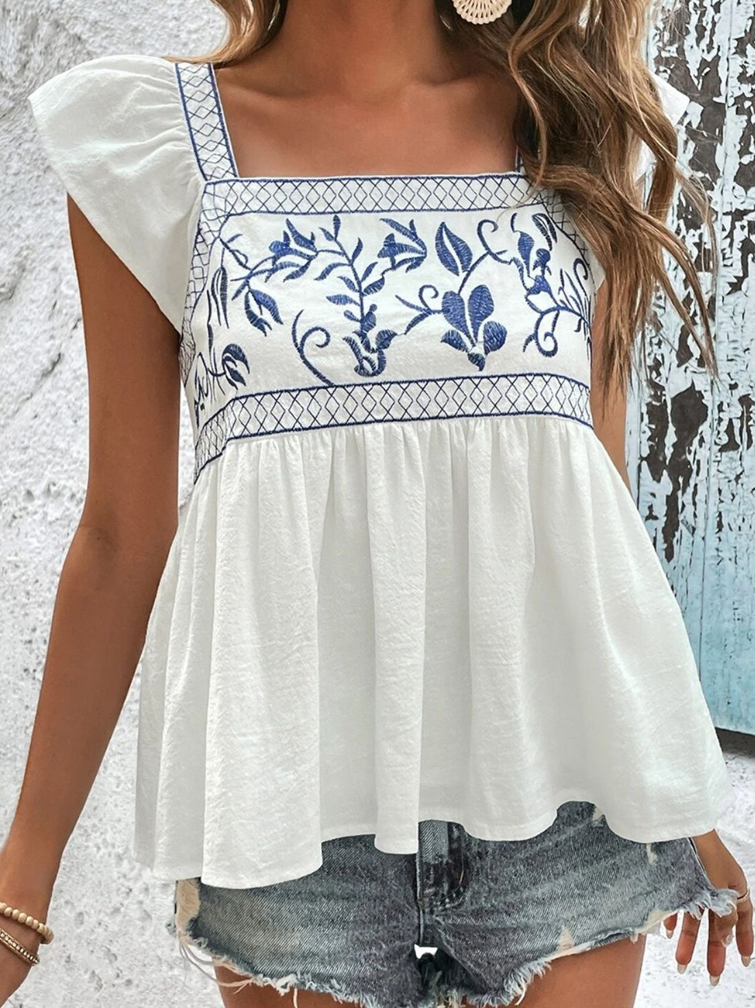 Maiden Embroidered Blouse