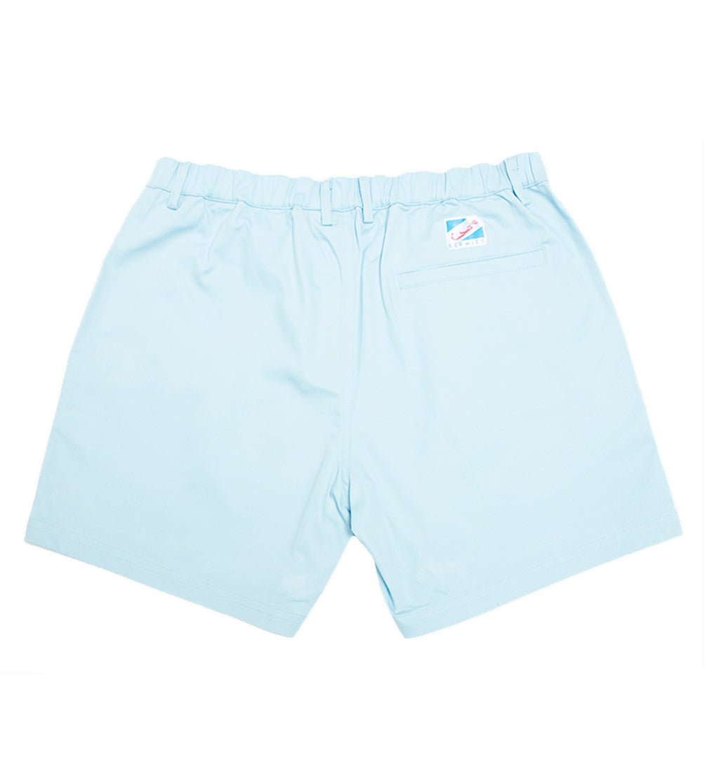 Blue Cotton Bermuda Shorts by Bermies