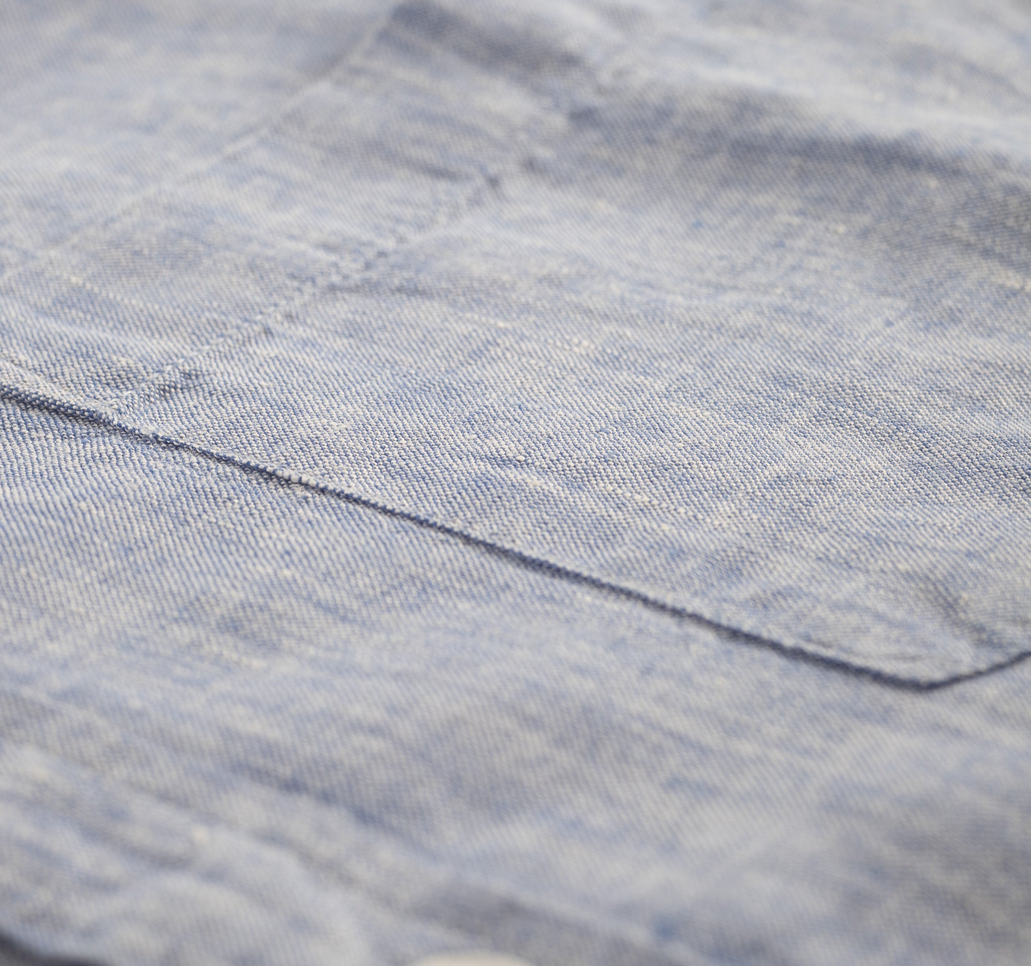 Button Down Blue Linen Shirt by Bermies