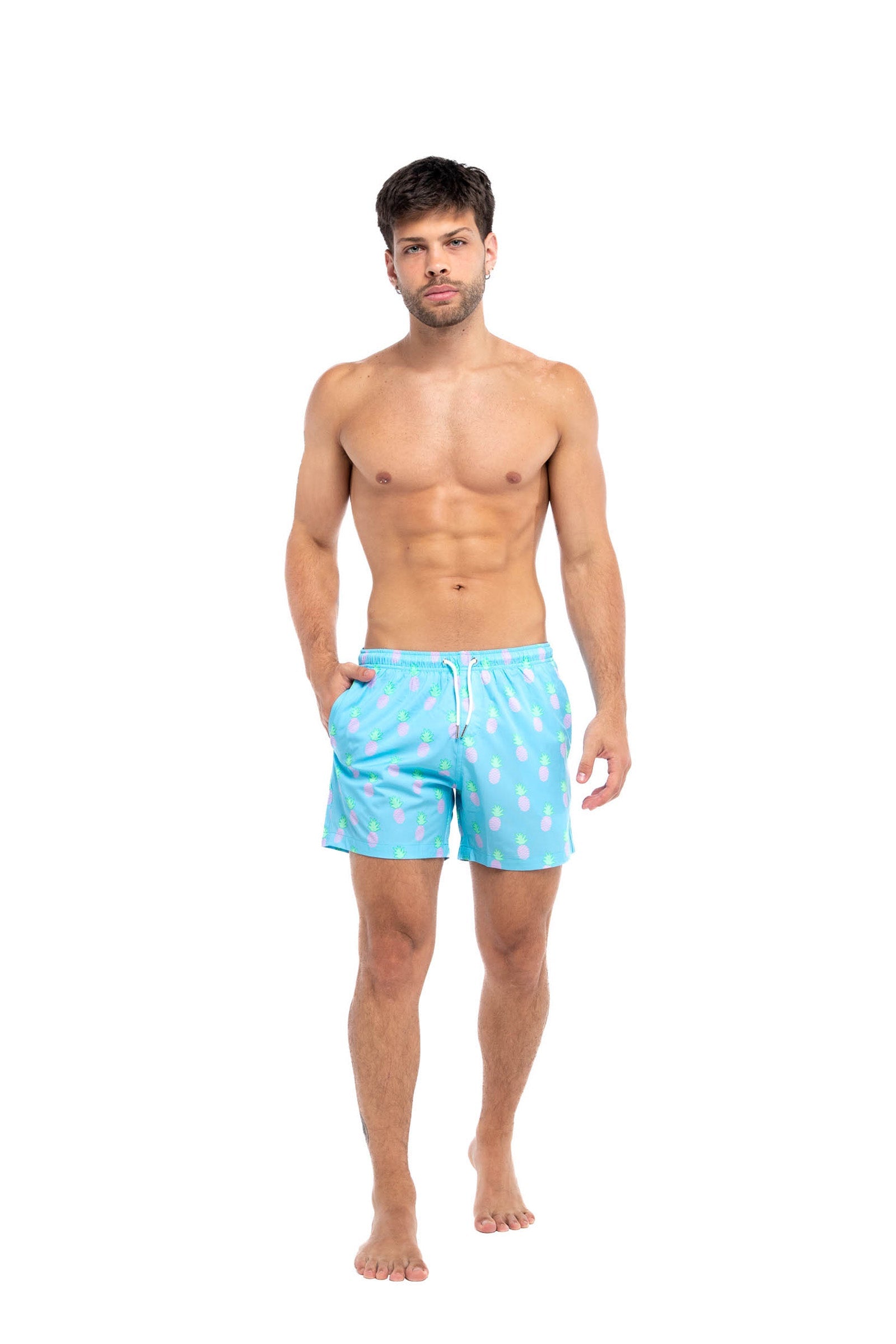 Pineapple Funky 5&quot; Bermies Swim Trunks