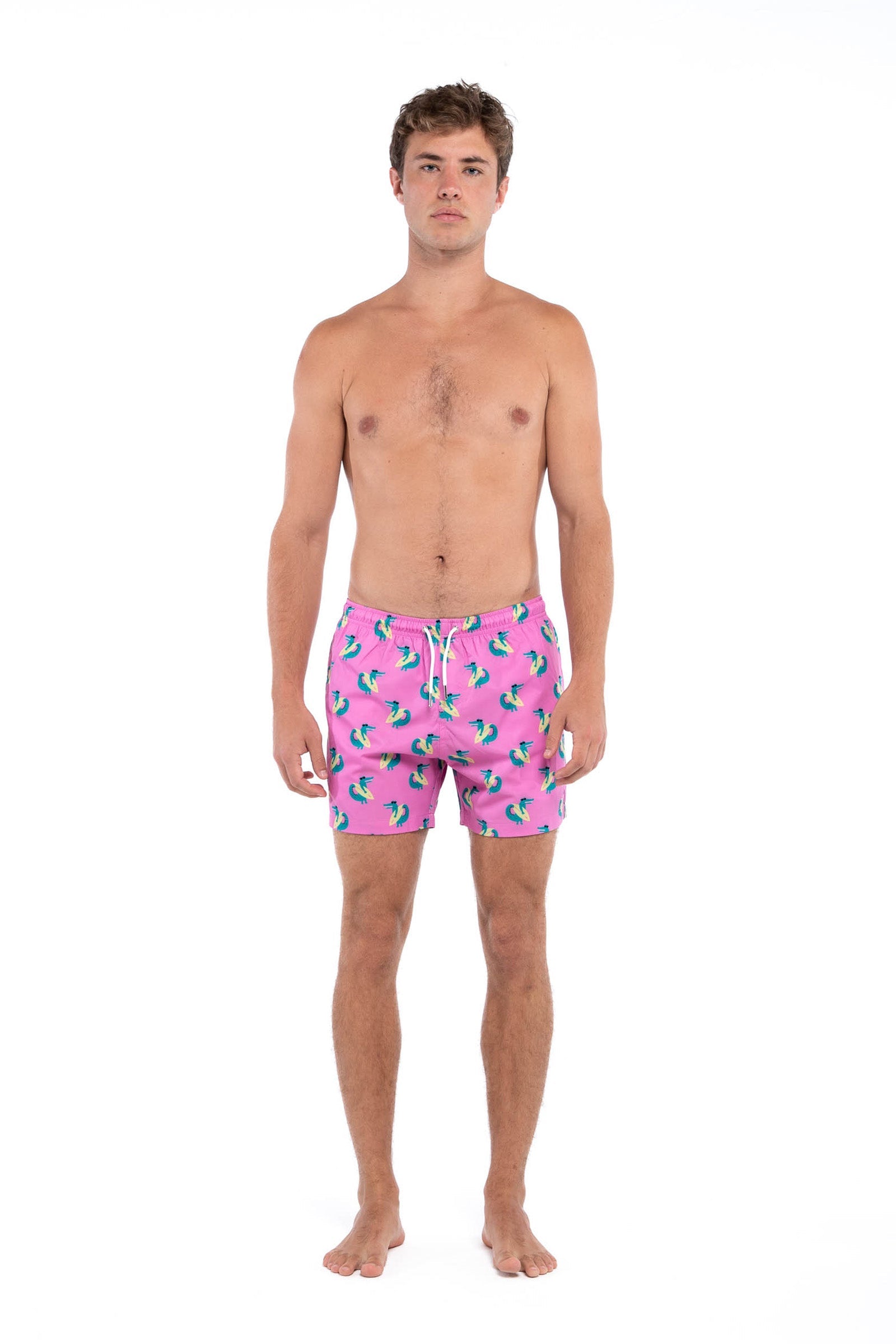 Surfing Crocs 5&quot; Bermies Swim Trunks by Bermies