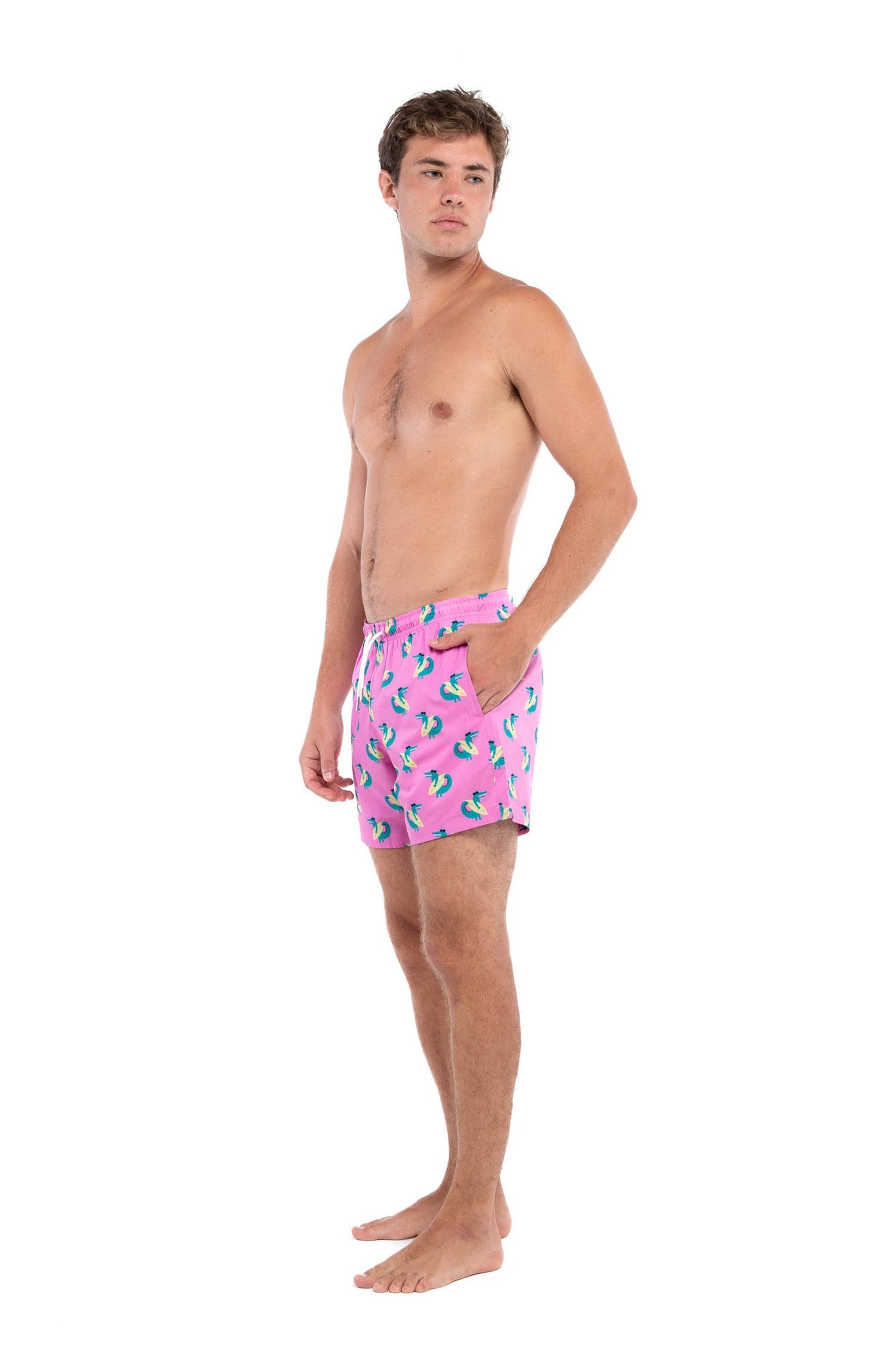 Surfing Crocs 5&quot; Bermies Swim Trunks by Bermies