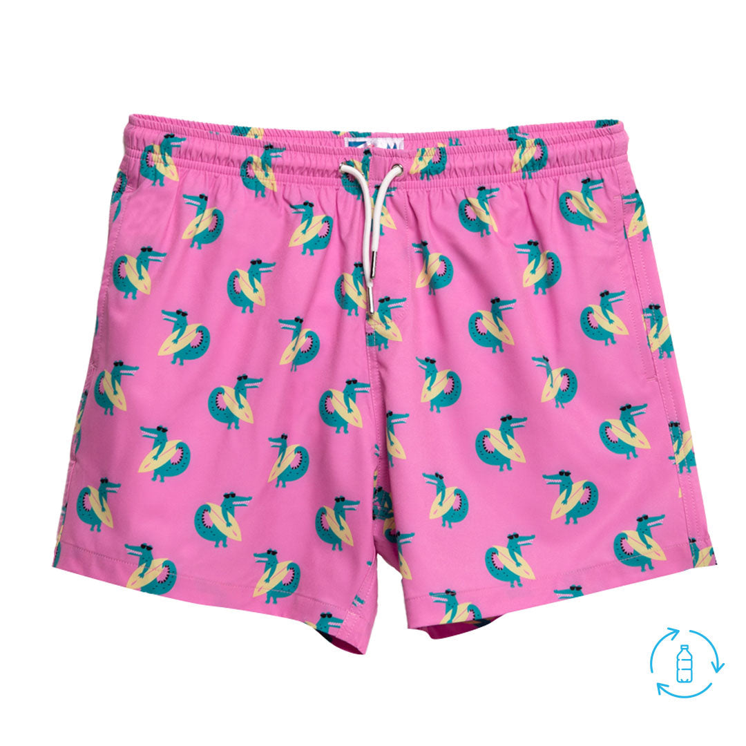 Surfing Crocs 5&quot; Bermies Swim Trunks by Bermies