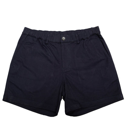 Navy Cotton Shorts by Bermies