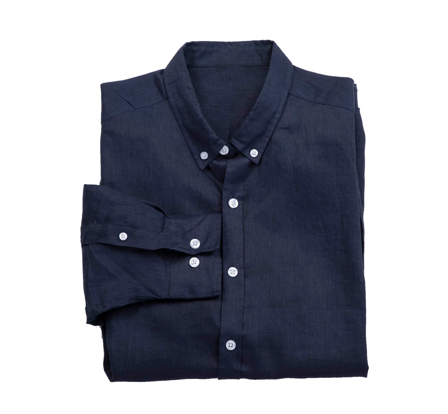 Navy Linen Shirt by Bermies