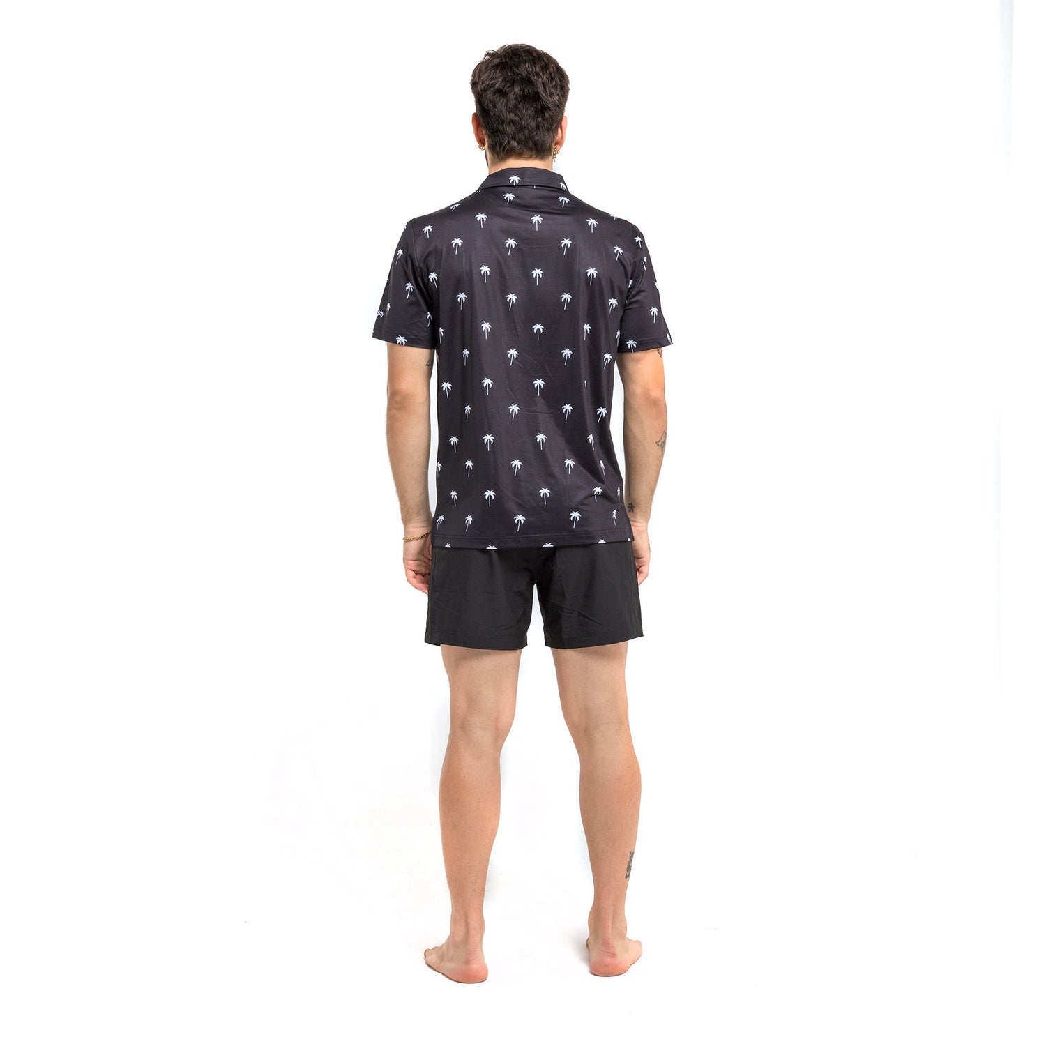 Black Palm Polo Bermies Shirts