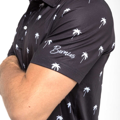 Black Palm Polo Bermies Shirts