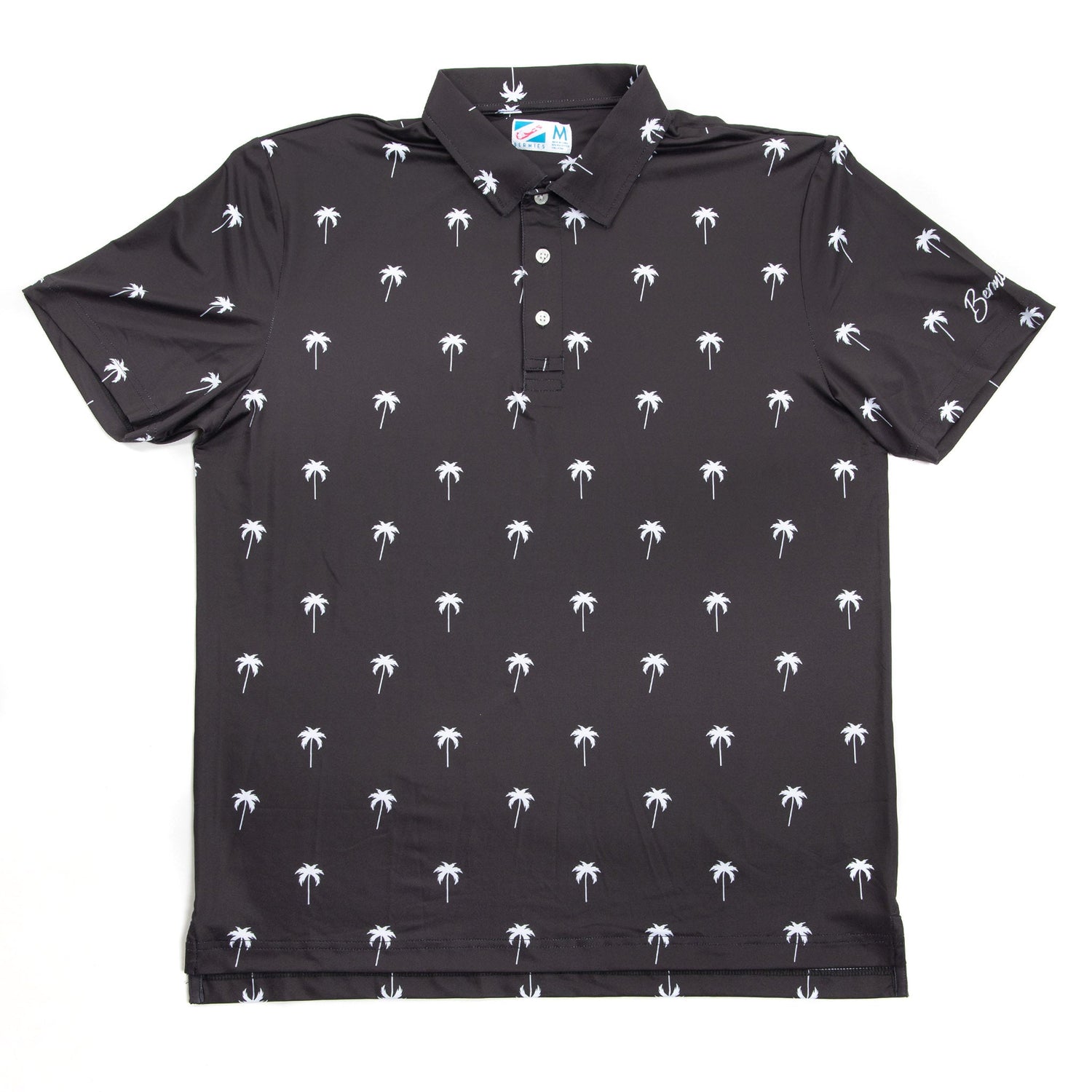 Black Palm Polo Bermies Shirts