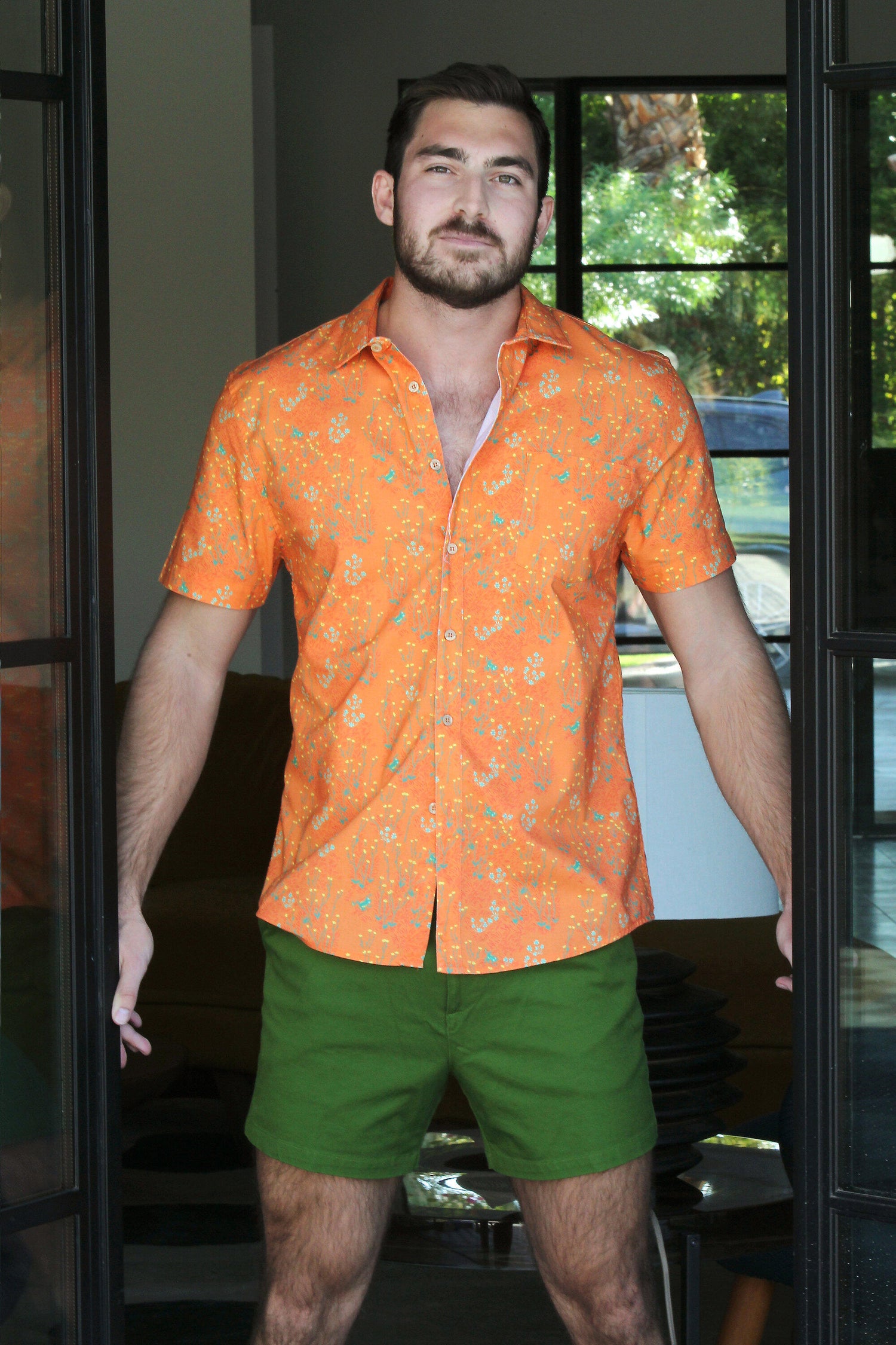 The Alicante Perfect Cut Short Sleeve Button-Down Shirt