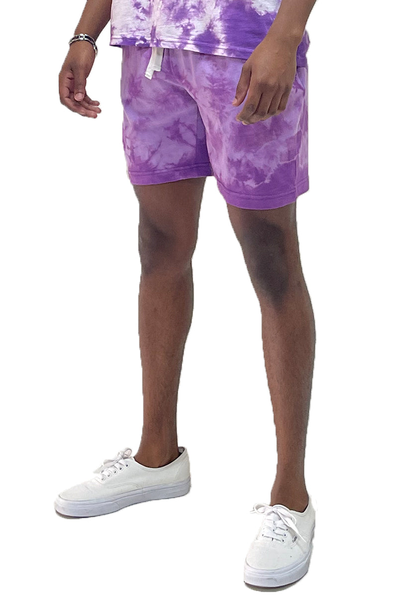 Splash Cotton Tye Dye Sweat Short