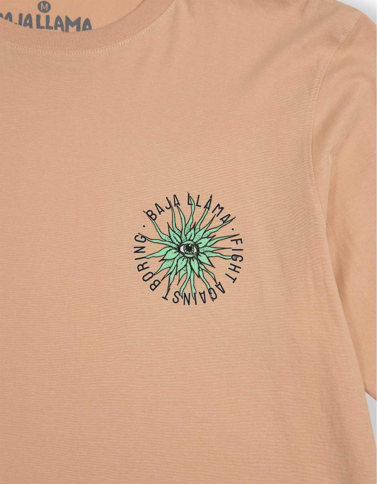 EYE SEE A SUCCULENT LONG SLEEVE TEE - CHAMPAGNE by Bajallama