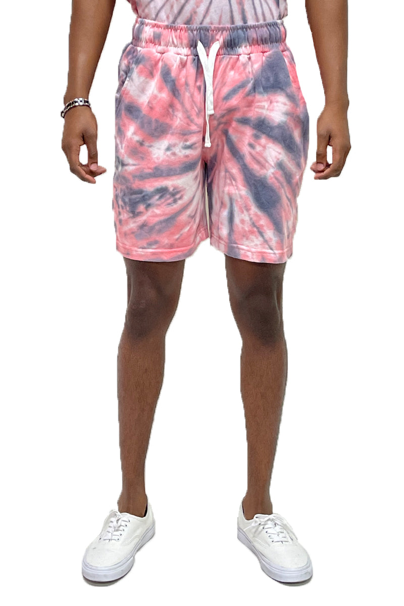 Swirly Cotton Tye Dye Sweat Short