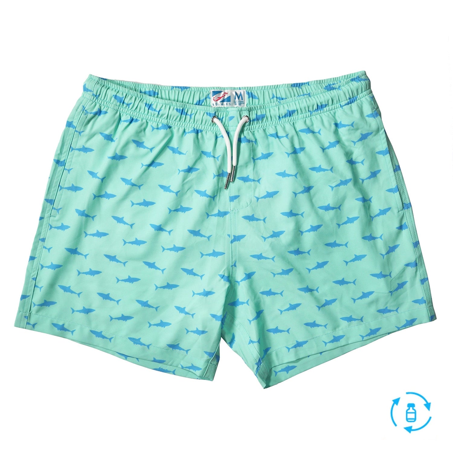 Great White 5&quot; Bermies Swim Trunks