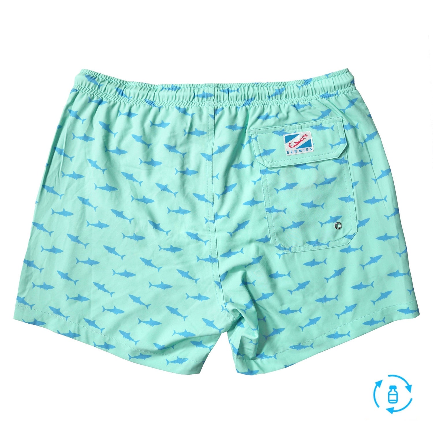 Great White 5&quot; Bermies Swim Trunks