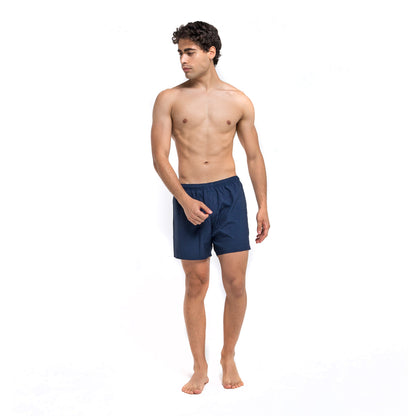 Navy &amp; Flamingo Recycled Polyester Athletic Short by Bermies