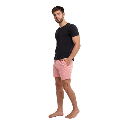 Pink Cotton Shorts by Bermies